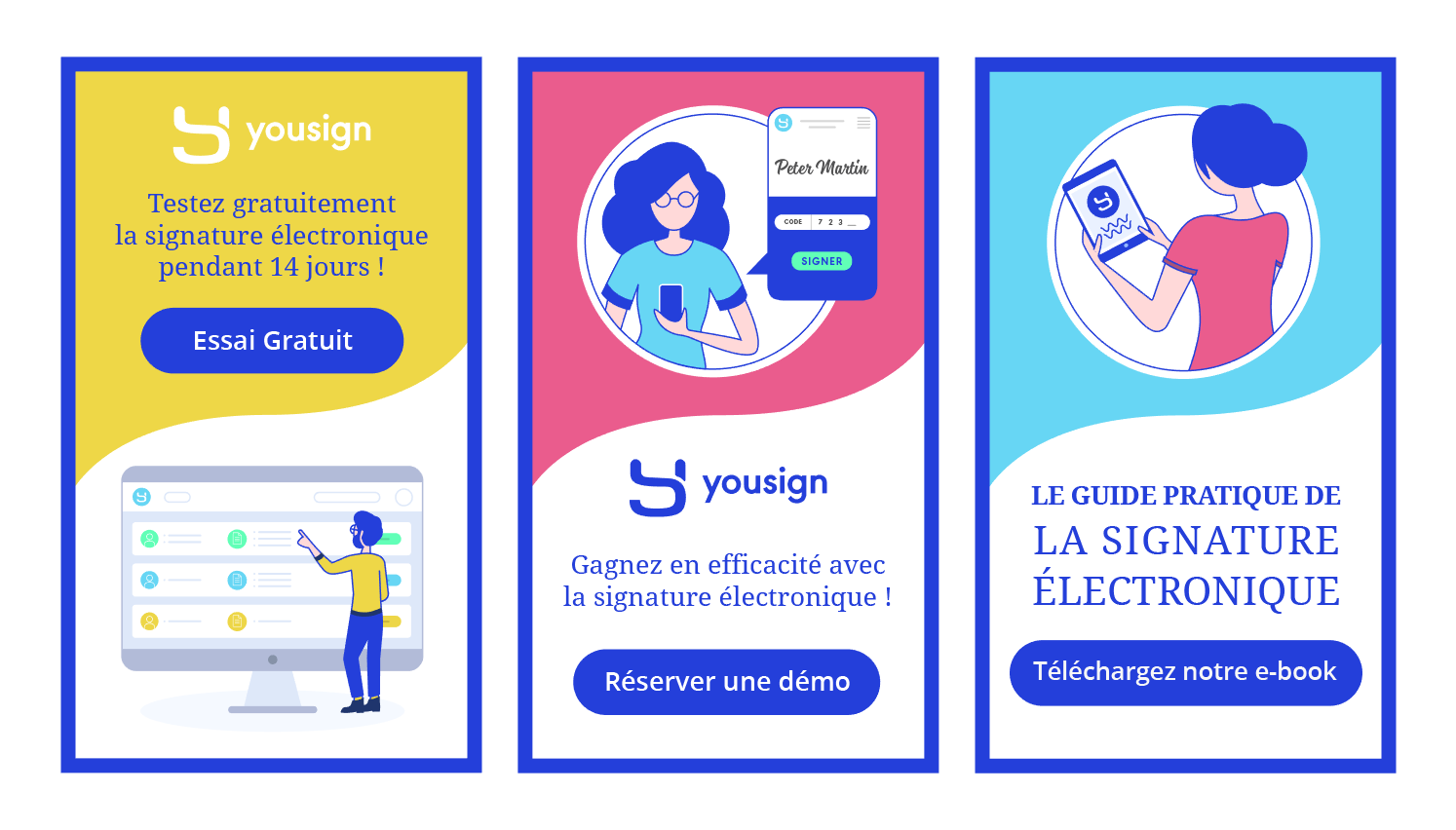 Yousign | Illustrations | Mélusine Vilars